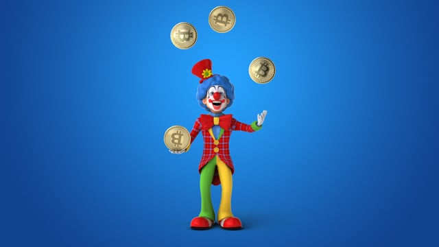 clown, circus, 3d