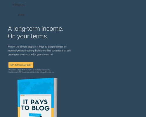 It Pays to Blog by Jake Falkinder | Sells like hot cakes!!