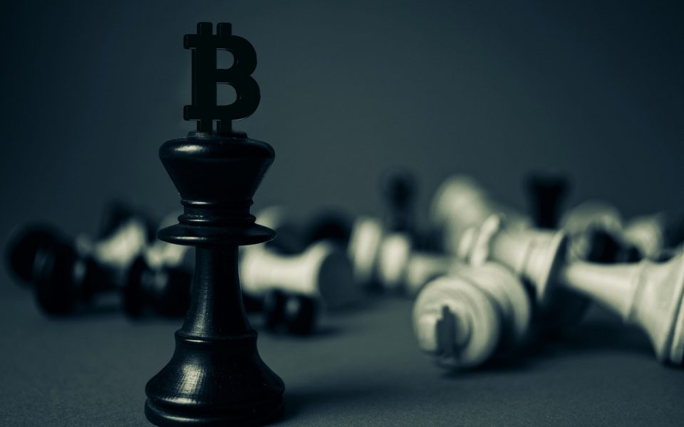 bitcoin, chess, king